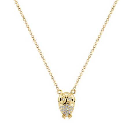 Diamond necklace Magic Owl