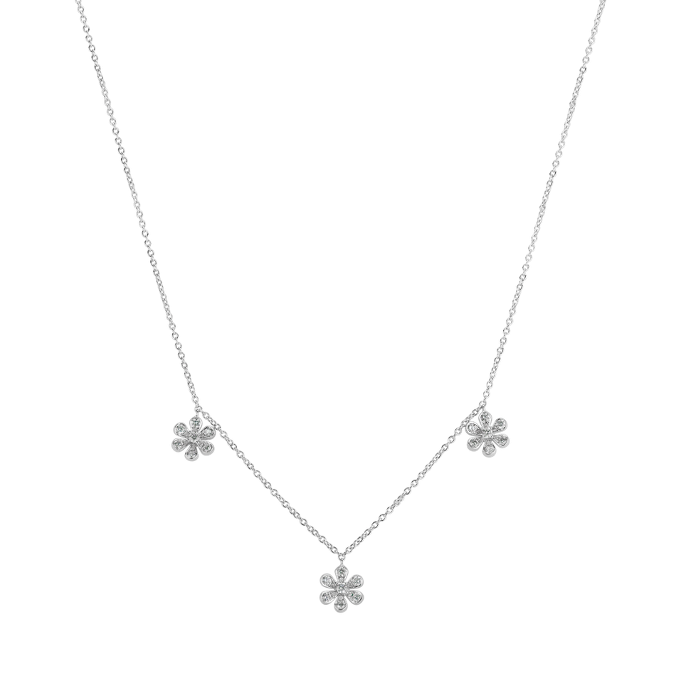 Diamond necklace Discrete Blossom