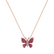 Diamond pendant with Ruby Butterfly Nobility2