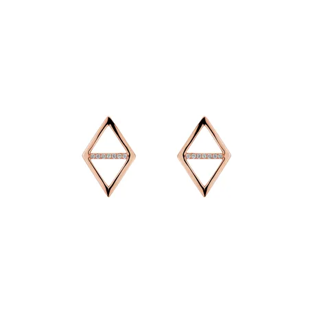Diamond earrings Harmonique