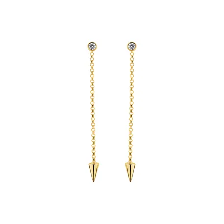 Diamond earrings Devotion of Gravity