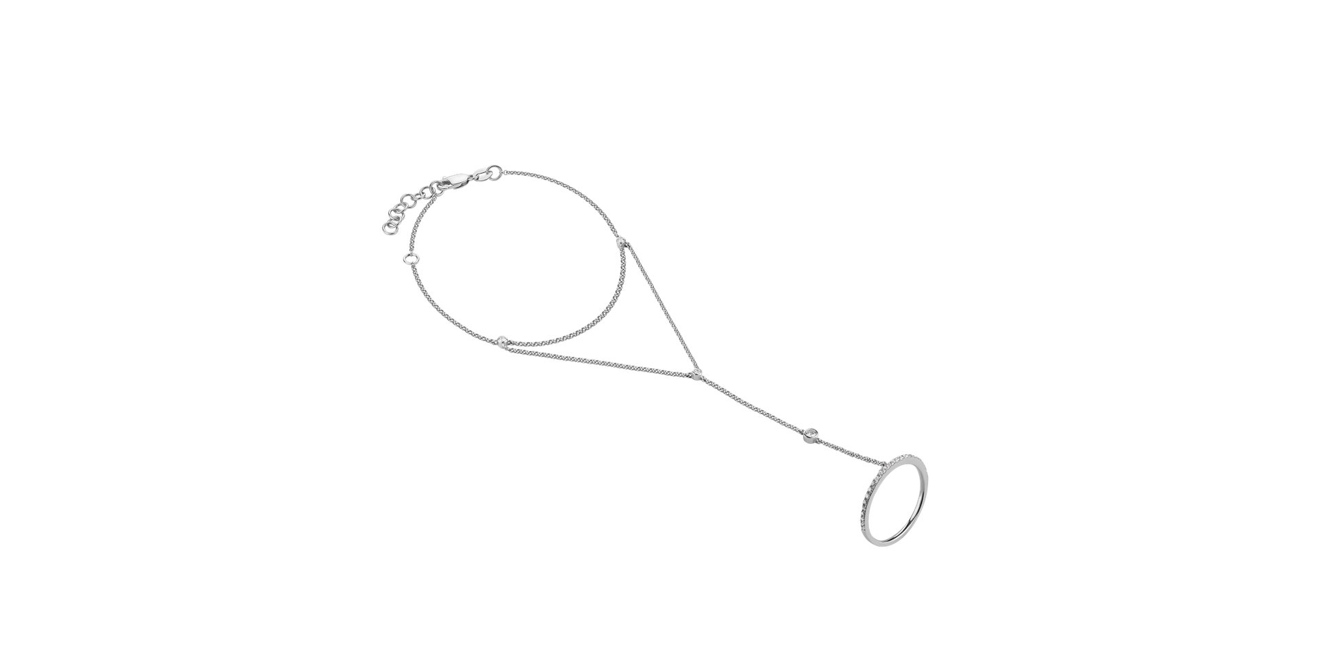 Bracelet with diamonds Enchanting Encore