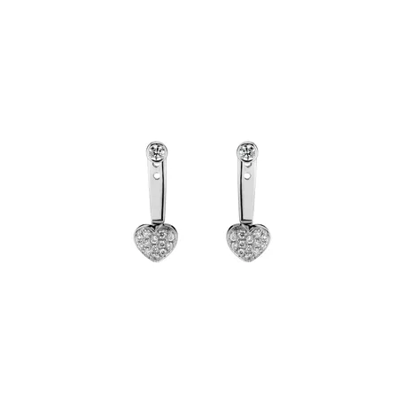 Diamond earrings Troubled Love