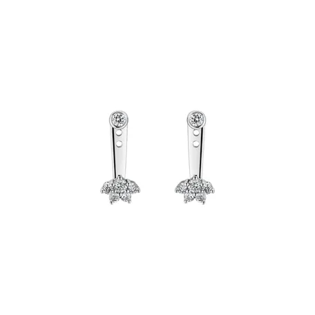 Diamond earrings Frozen Elegance