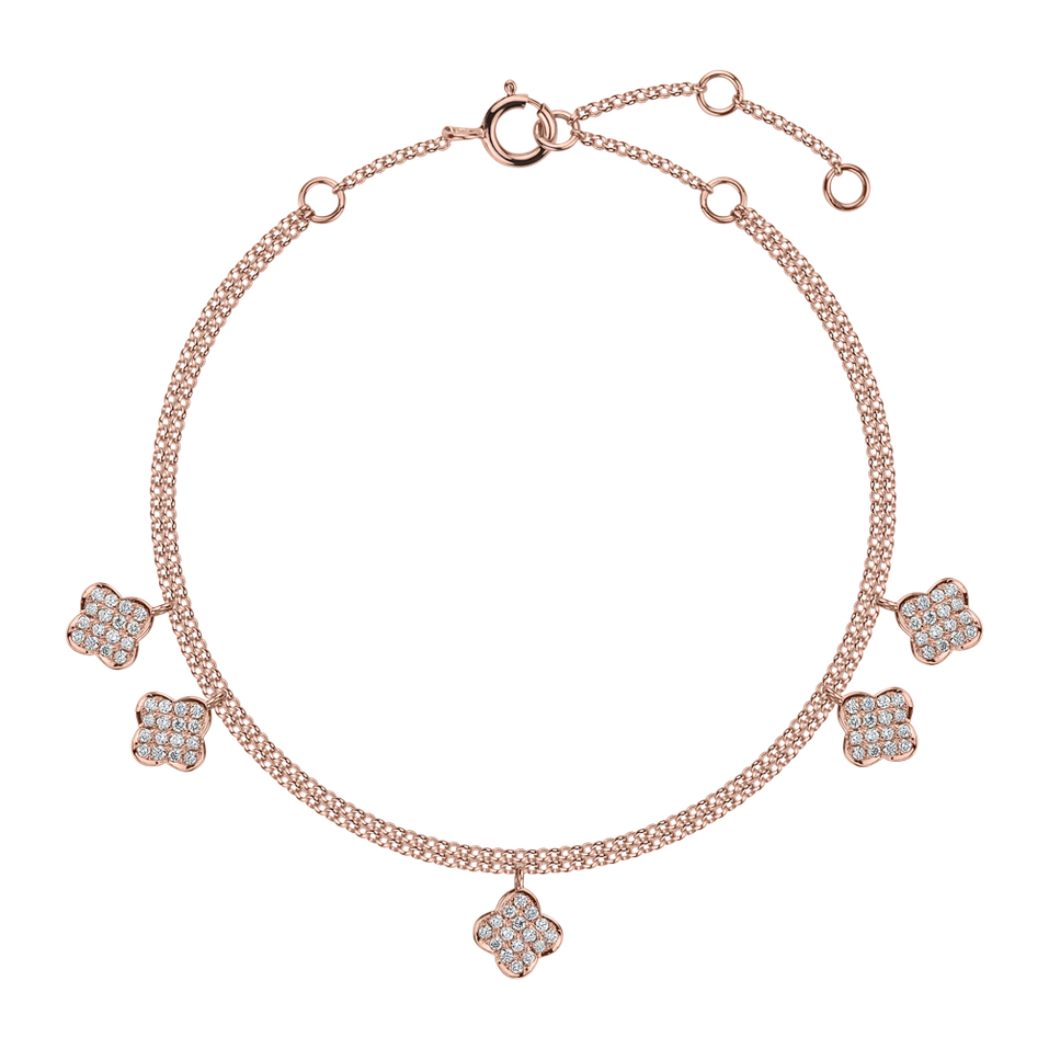 Bracelet with diamonds Endless Luck