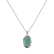 Diamond pendant with Chalcedony Mystic Blossom2