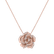 Diamond pendant Golden Rose2