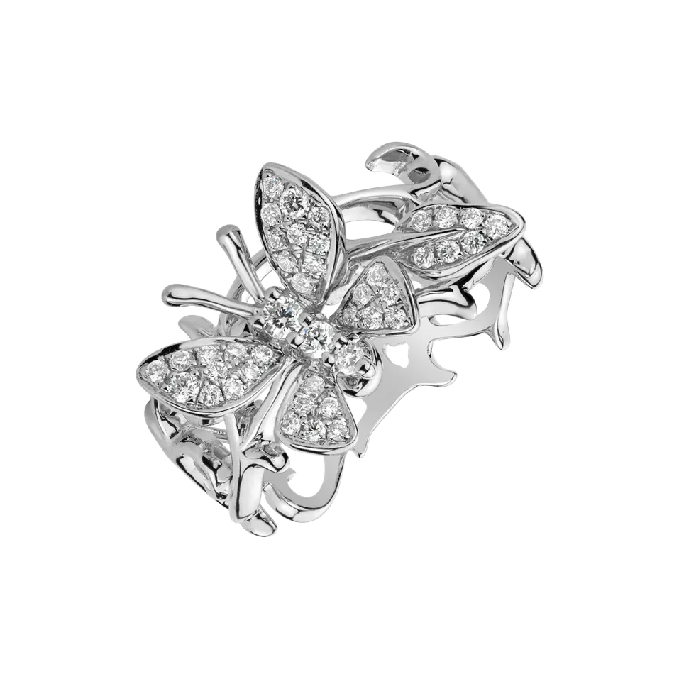 Diamond ring Lush Butterfly