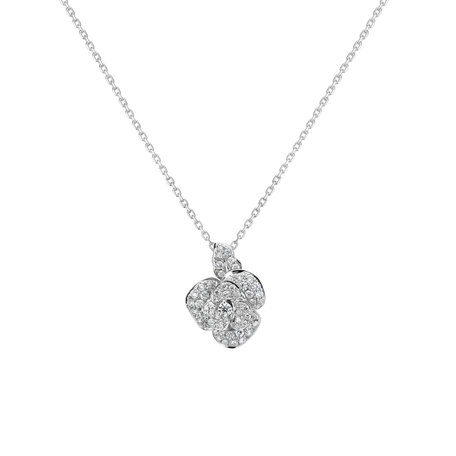 Diamond pendant Tenderness Blossom