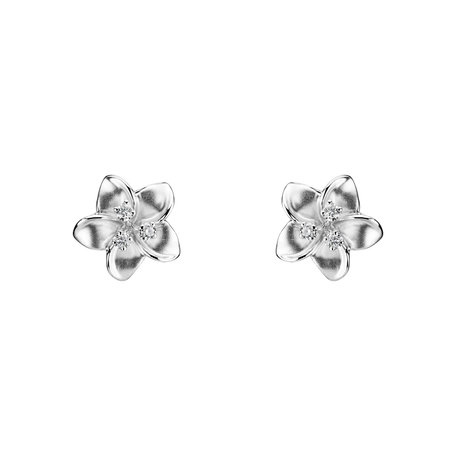Diamond earrings Floweret