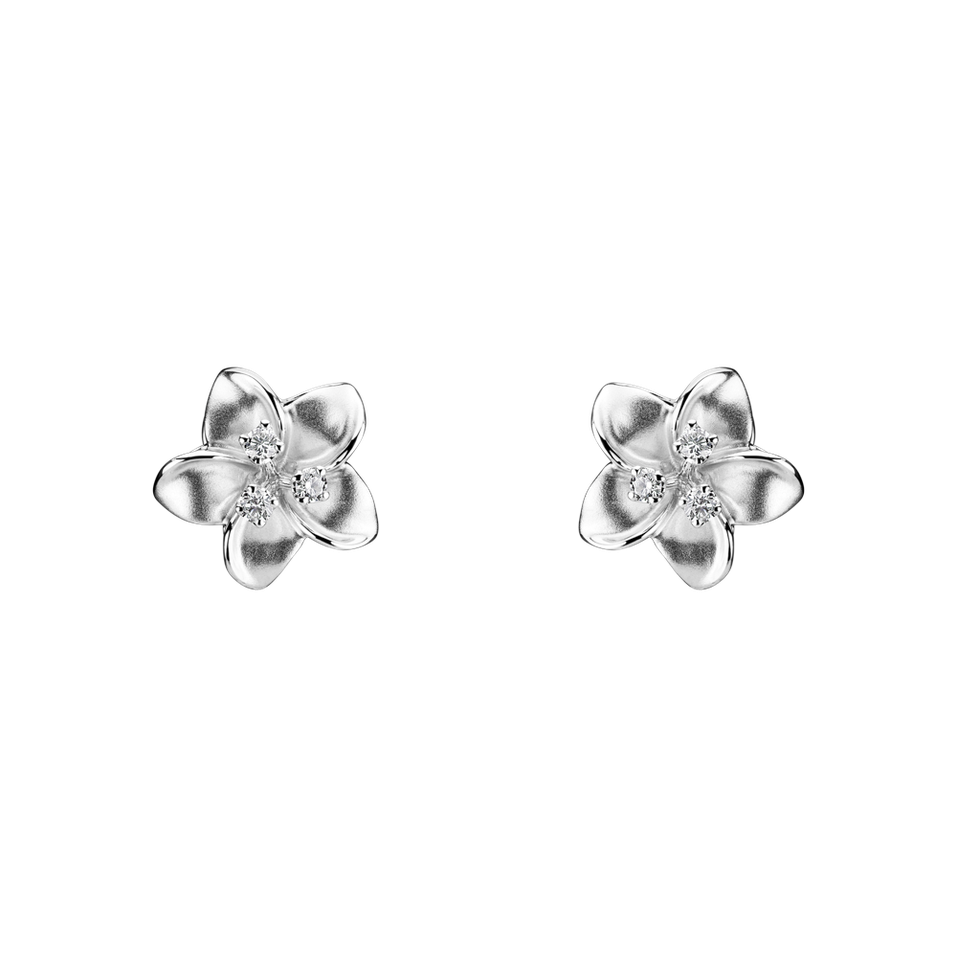 Diamond earrings Floweret