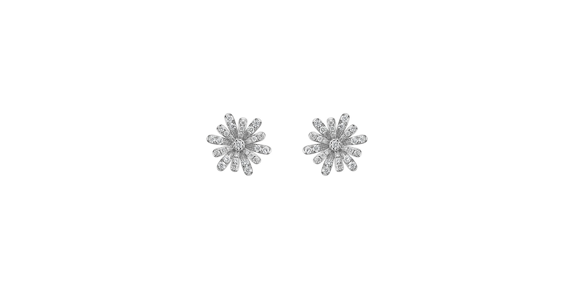 Diamond earrings Flower Flush
