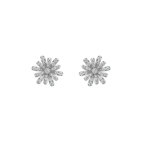 Diamond earrings Flower Flush