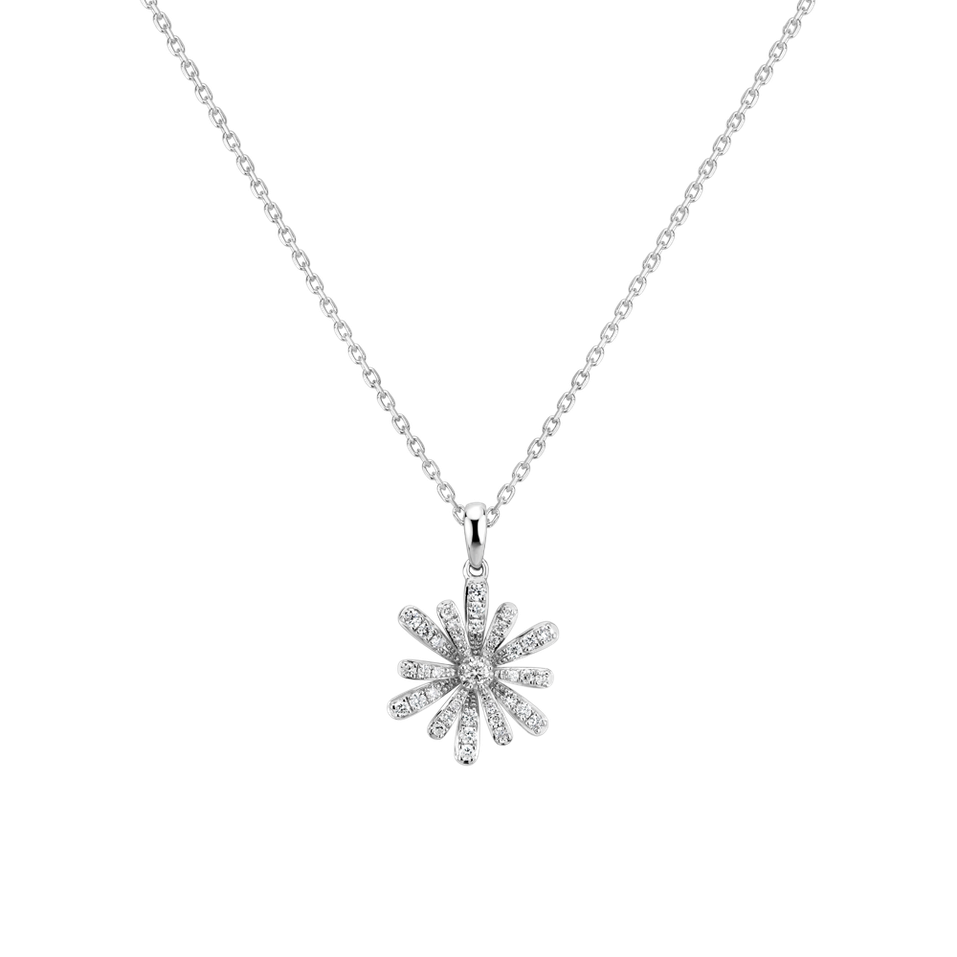 Diamond pendant Sparkle Daisy