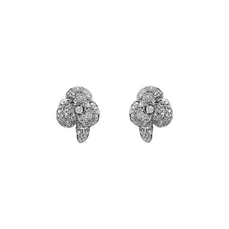 Diamond earrings Precious Rose