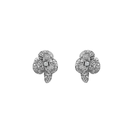 Diamond earrings Precious Rose