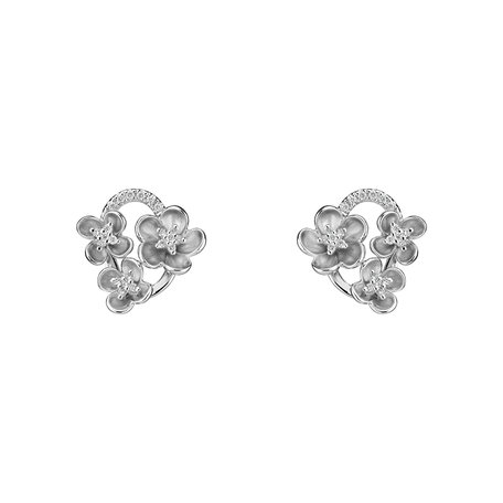 Diamond earrings Summer Garden