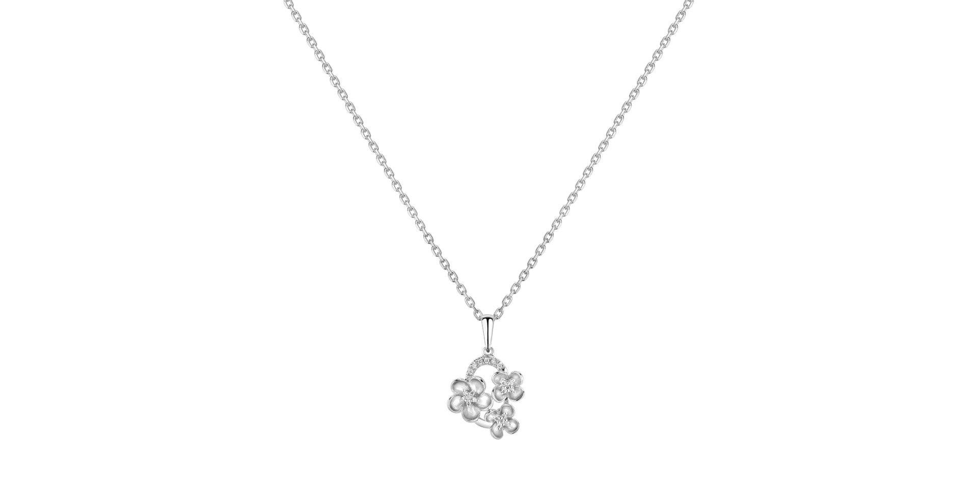 Diamond pendant Shiny Flora
