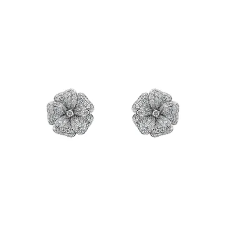 Diamond earrings Fun Flower