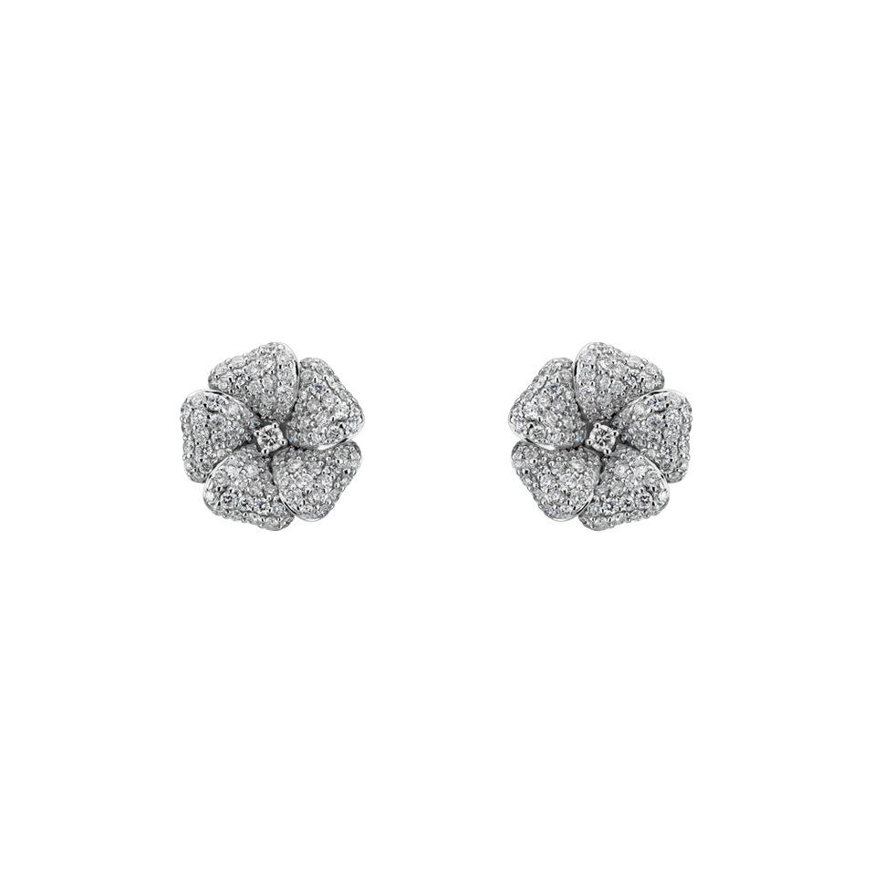 Diamond earrings Fun Flower