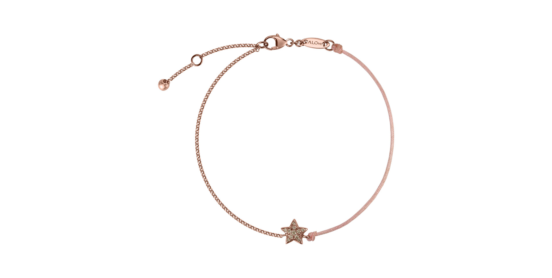 Bracelet with brown diamonds Be a Star