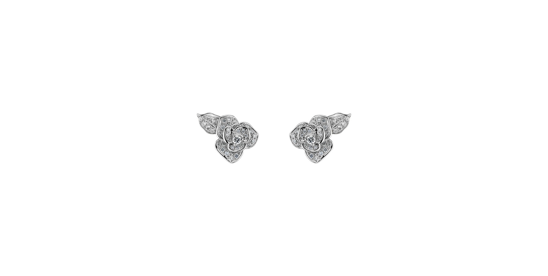 Diamond earrings Flower Impulse