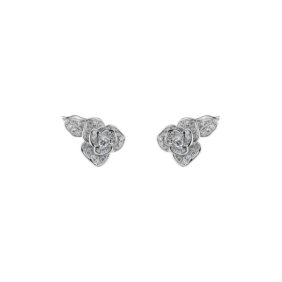 Diamond earrings Flower Impulse