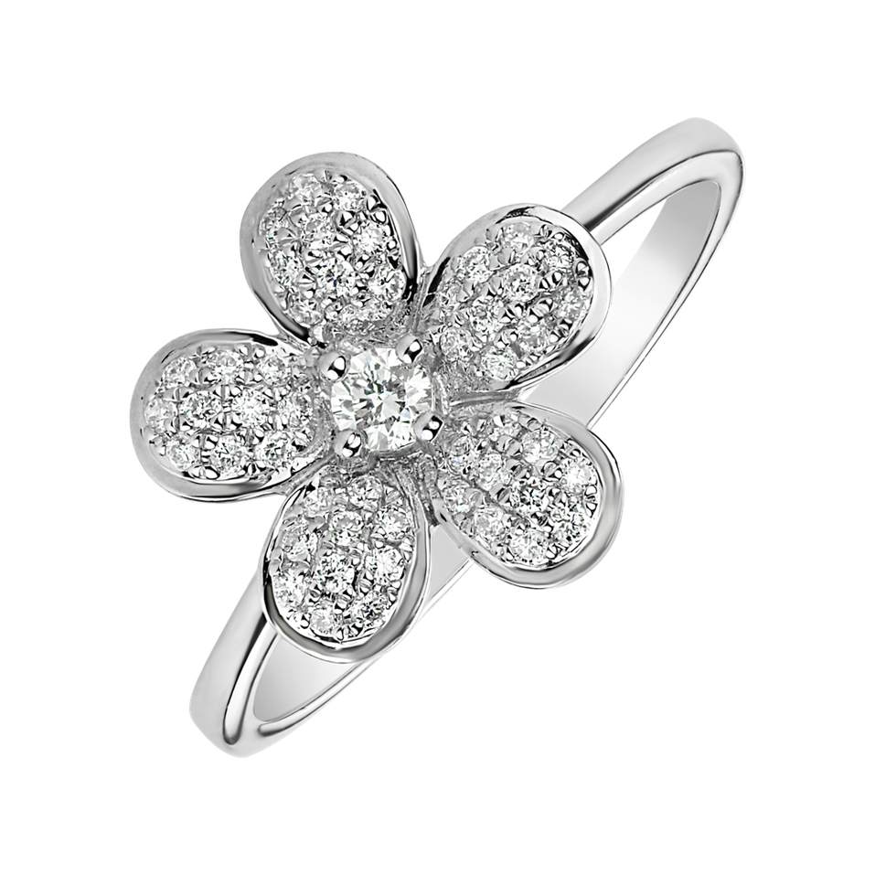 Diamond ring Morning Flower