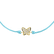 Diamond bracelet with cord Magic Butterfly2