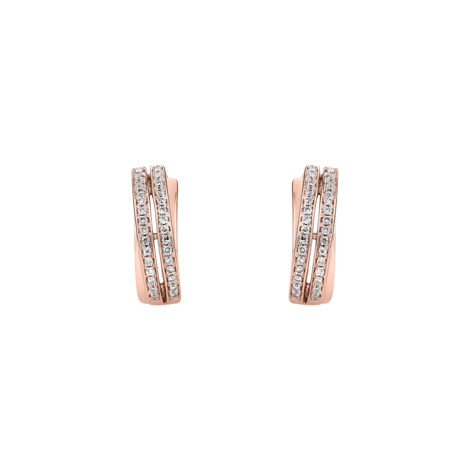 Diamond earrings Precious Sunray