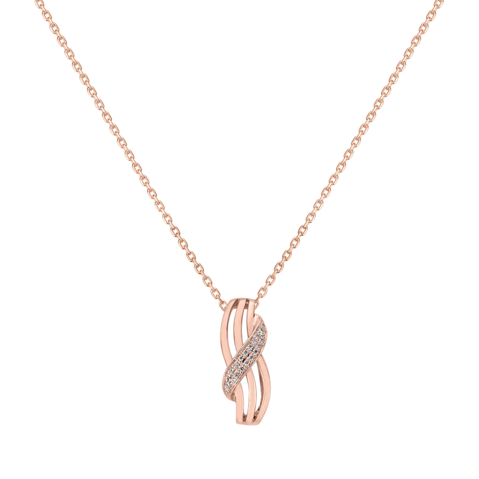 Diamond pendant Alluring Waves