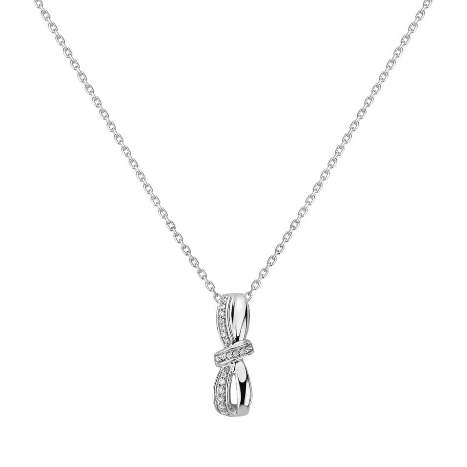 Diamond pendant Tempting Ribbon