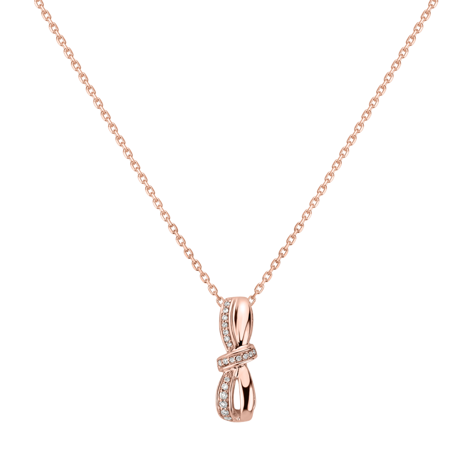 Diamond pendant Tempting Ribbon