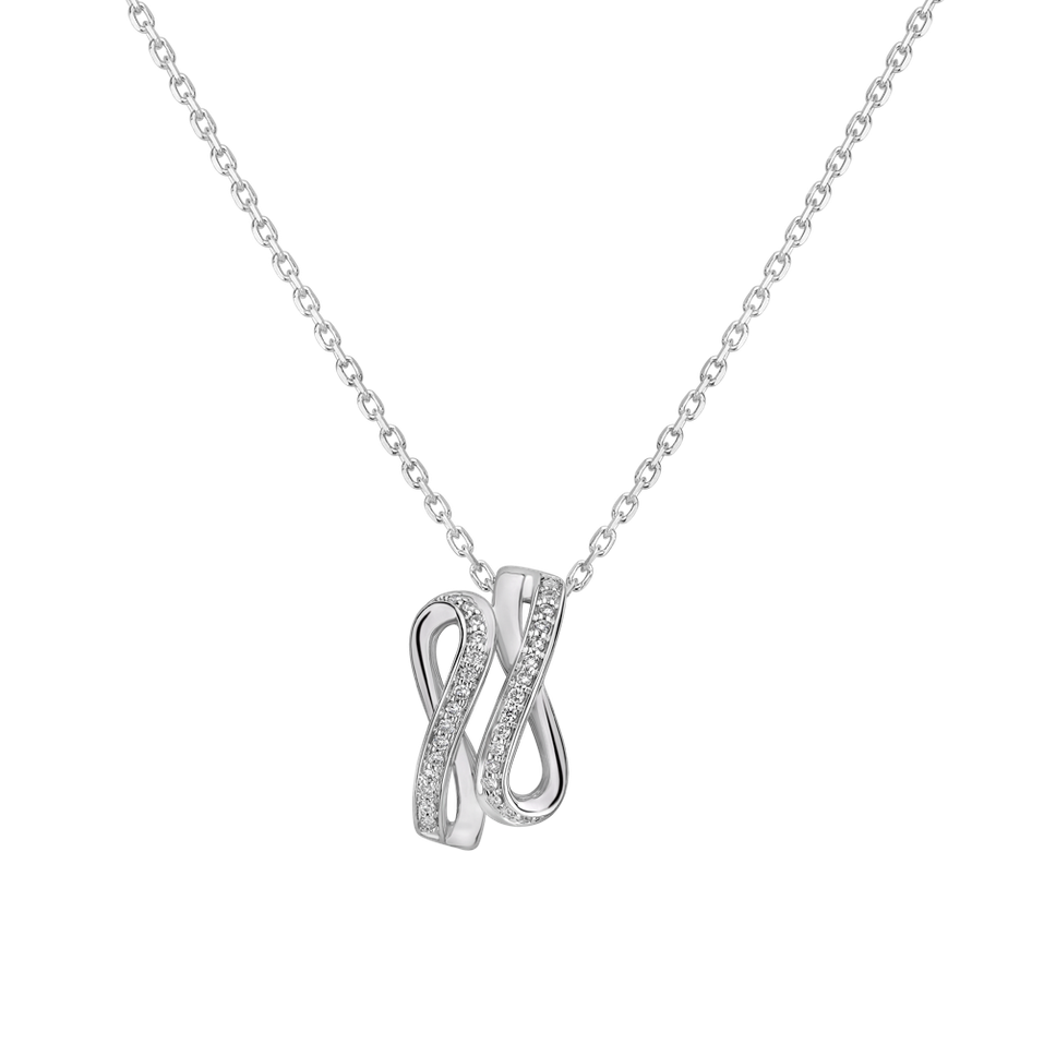 Diamond pendant Sparkling Twist