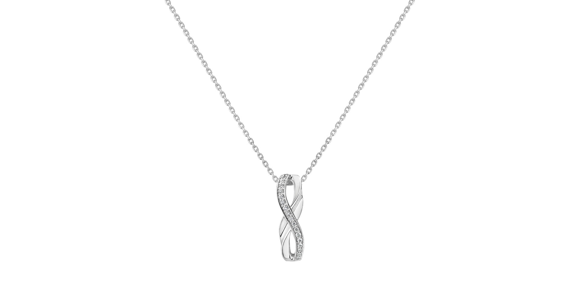 Diamond pendant Sparkling Infinity