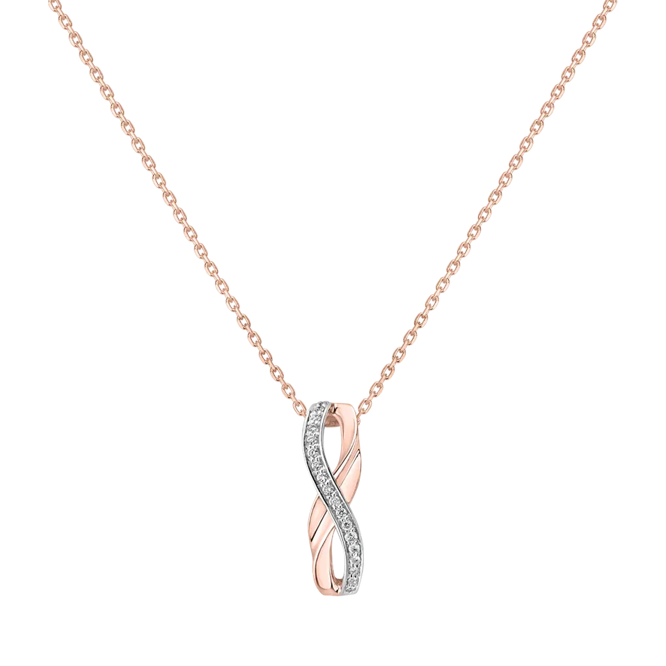 Diamond pendant Sparkling Infinity
