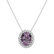 Necklace with Kunzite and diamonds Sinful Goddess2