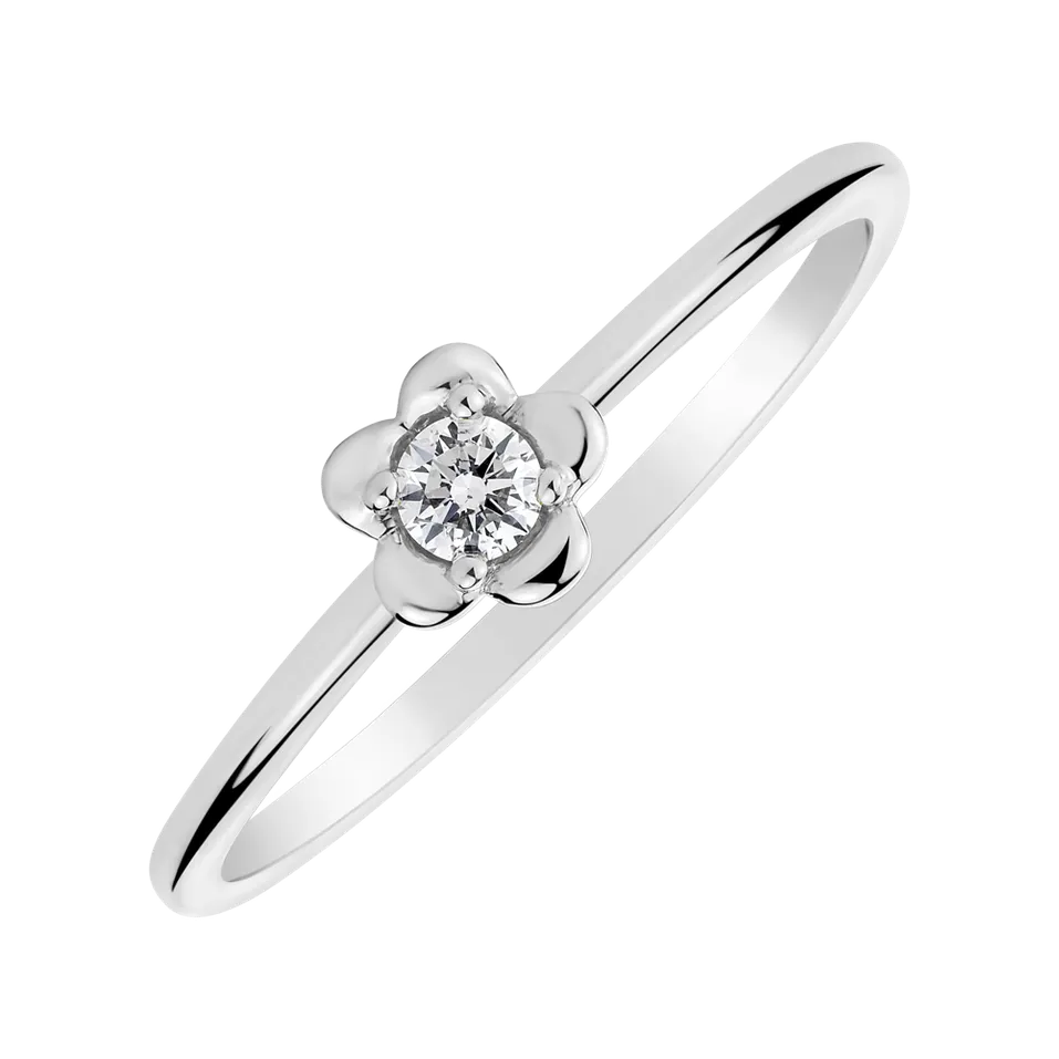Diamond ring Delightful Flower