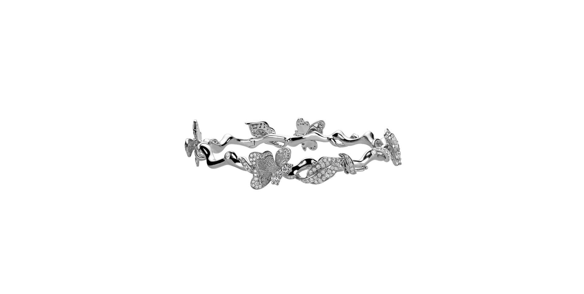 Bracelet with diamonds Butterfly Legend