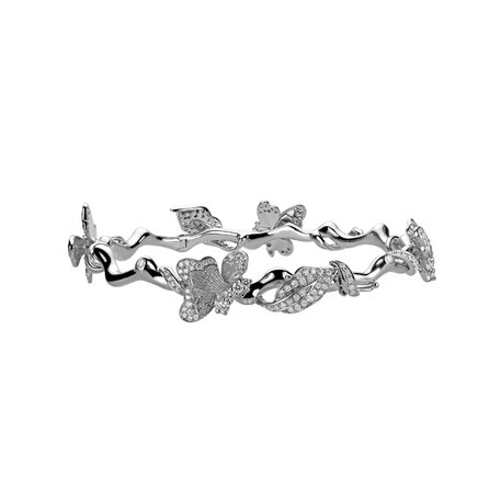 Bracelet with diamonds Butterfly Legend
