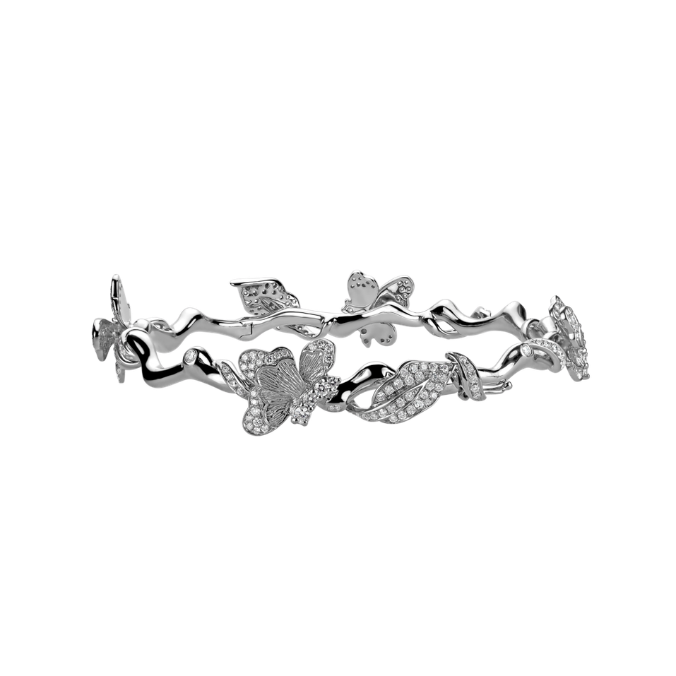 Bracelet with diamonds Butterfly Legend