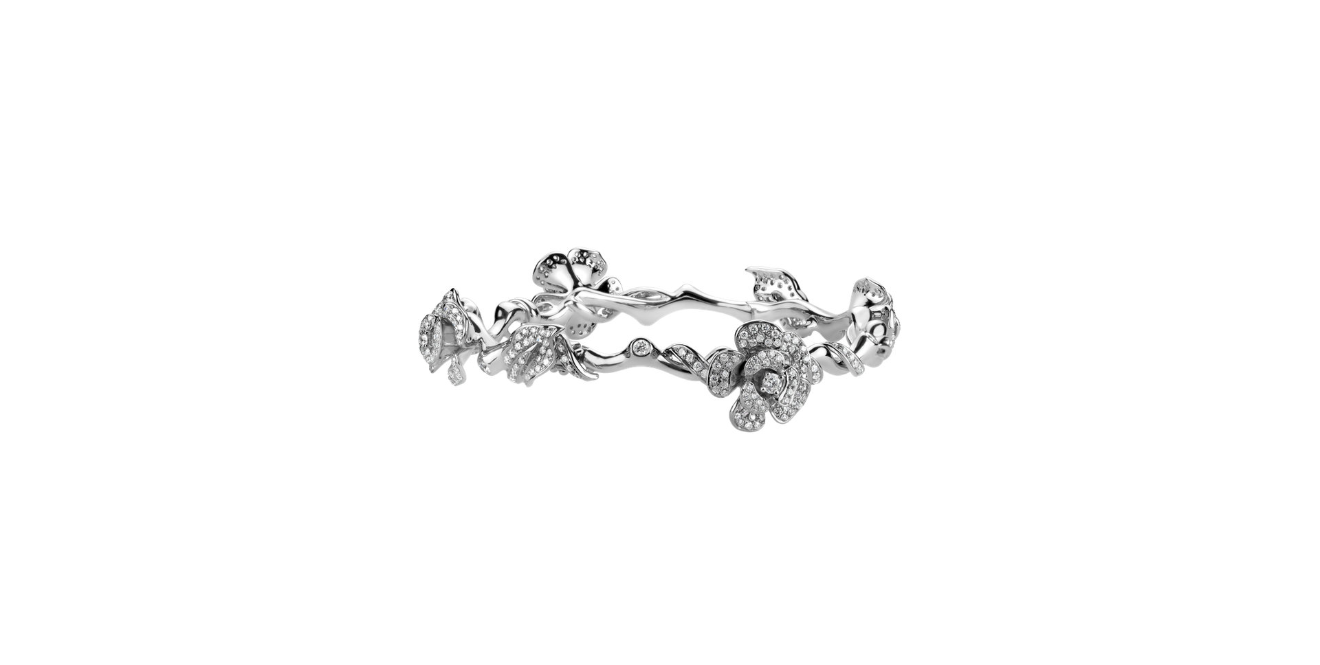 Bracelet with diamonds Flower Morning