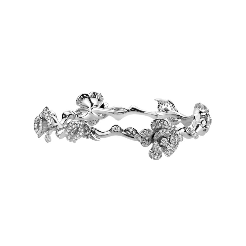 Bracelet with diamonds Flower Morning