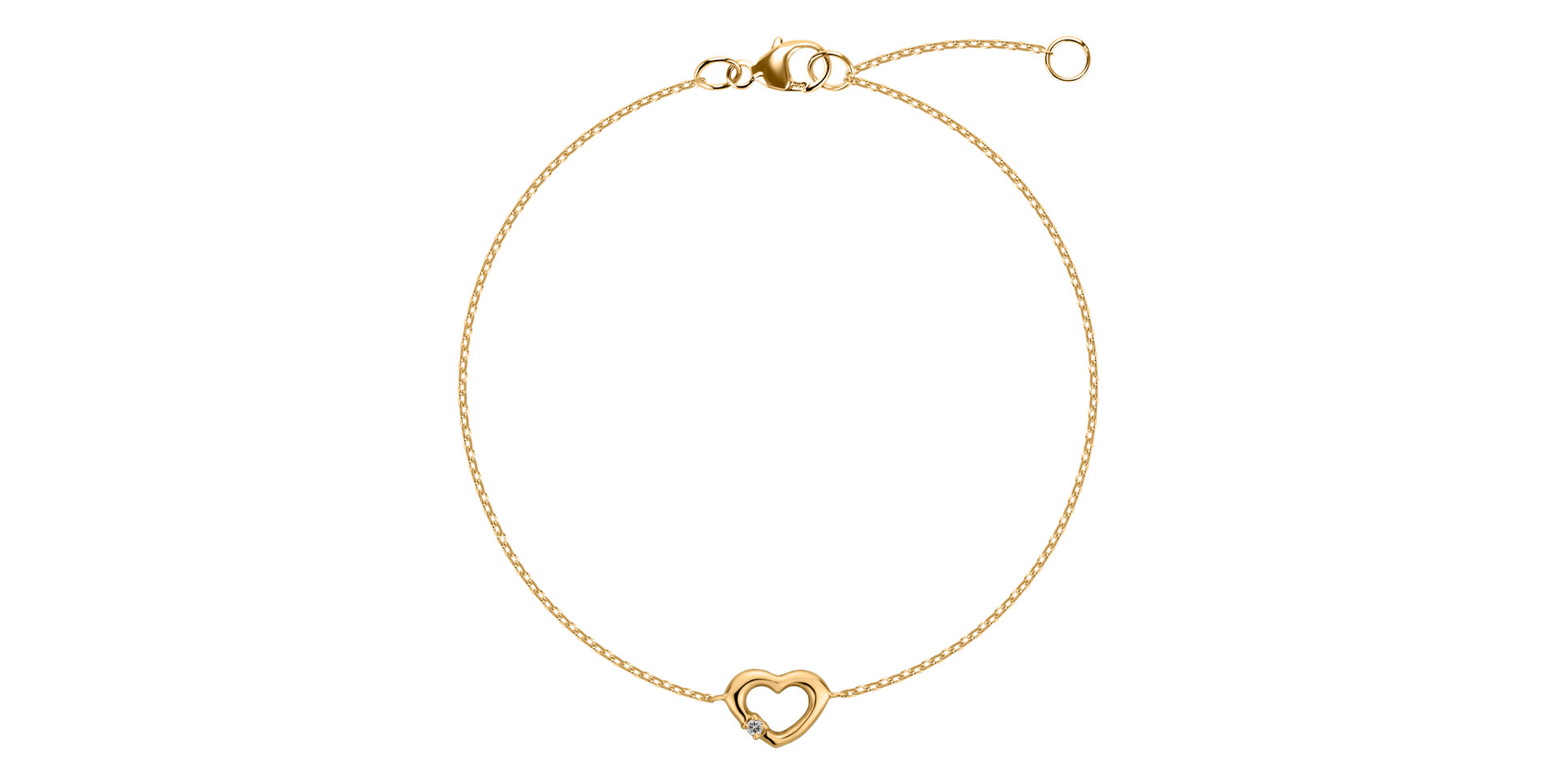 Diamond bracelet Sparkling Heart