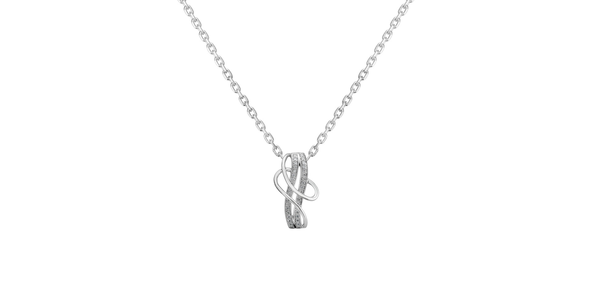 Diamond pendant Cheerful Embrace
