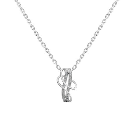 Diamond pendant Cheerful Embrace