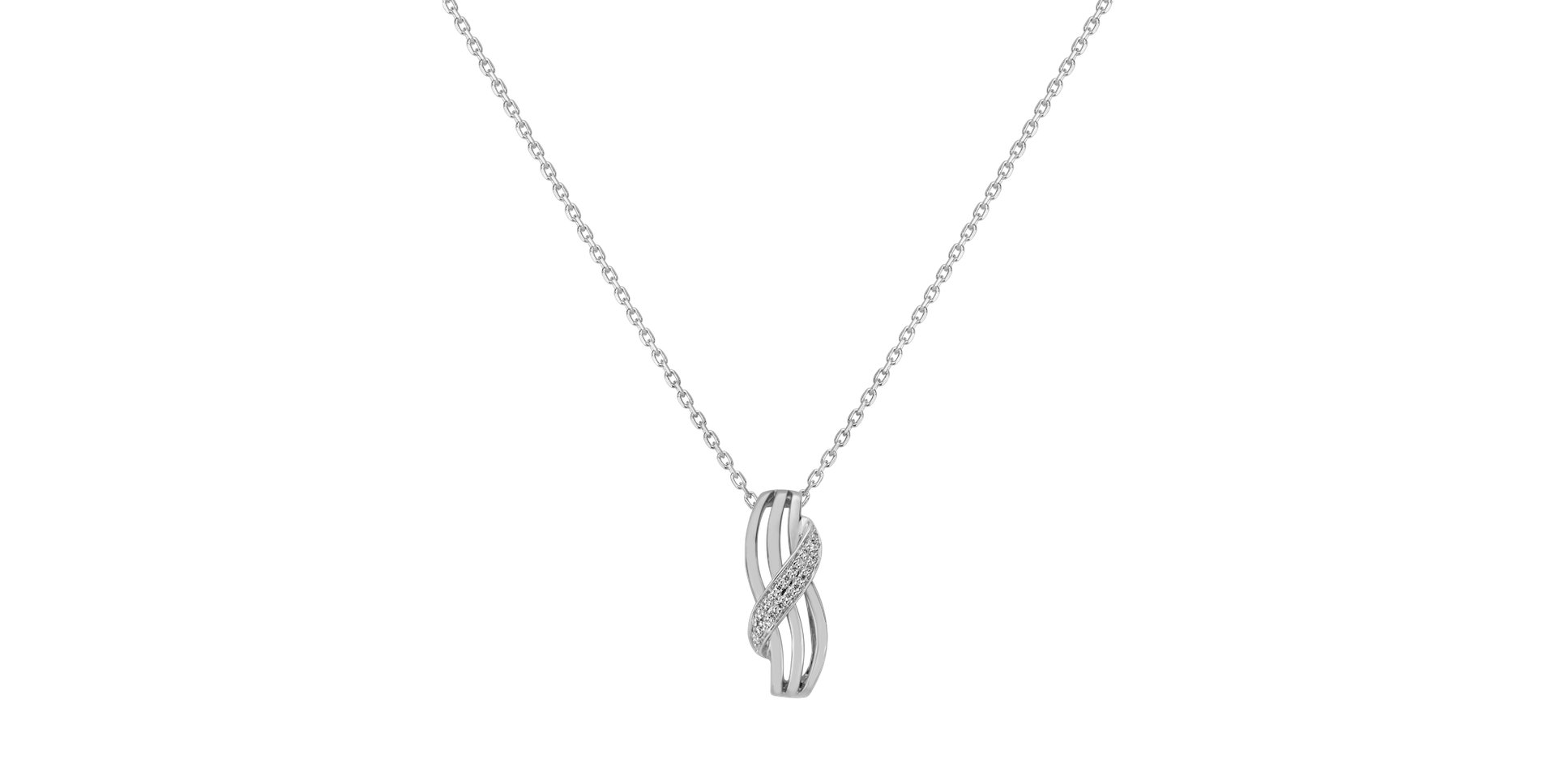 Diamond pendant Alluring Waves