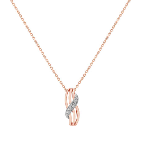 Diamond pendant Alluring Waves