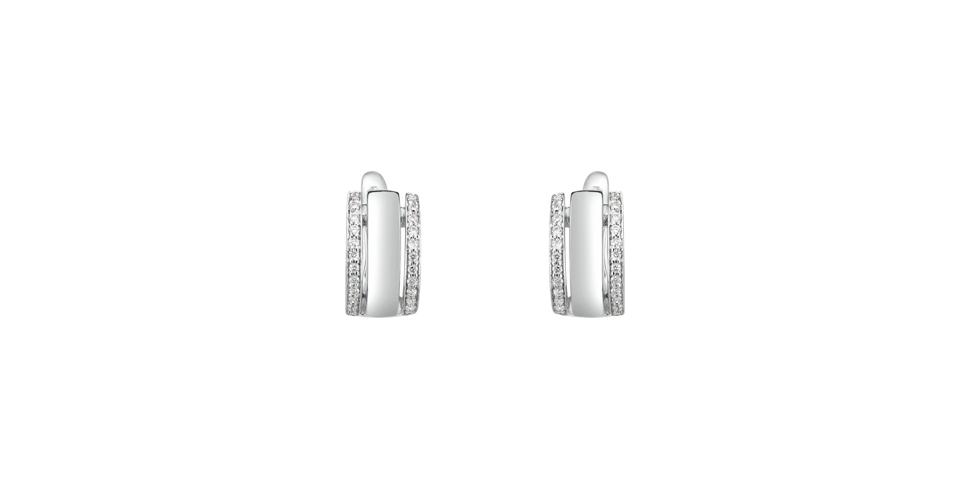 Diamond earrings Amazing Symetry