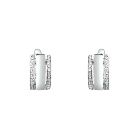 Diamond earrings Amazing Symetry